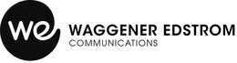 WE WAGGENER EDSTROM COMMUNICATIONS trademark