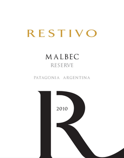 R RESTIVO MALBEC RESERVE PATAGONIA ARGENTINA 2010 trademark