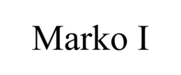 MARKO I trademark