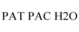 PAT PAC H2O trademark