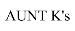 AUNT K'S trademark