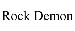 ROCK DEMON trademark