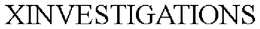XINVESTIGATIONS trademark
