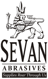 SEVAN ABRASIVES SUPPLIES ROAR THROUGH US trademark