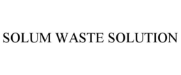 SOLUM WASTE SOLUTION trademark