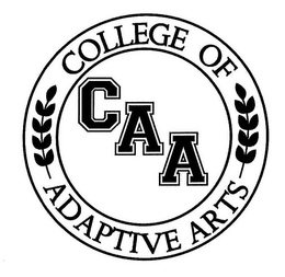 COLLEGE OF ADAPTIVE ARTS, CAA trademark