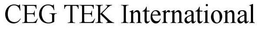 CEG TEK INTERNATIONAL trademark