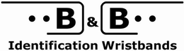 B&B IDENTIFICATION WRISTBANDS trademark