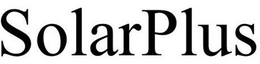 SOLARPLUS trademark