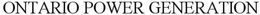 ONTARIO POWER GENERATION trademark