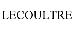 LECOULTRE trademark