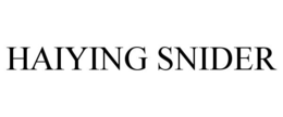 HAIYING SNIDER trademark
