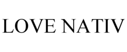 LOVE NATIV trademark