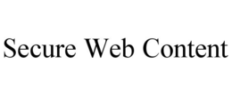 SECURE WEB CONTENT trademark