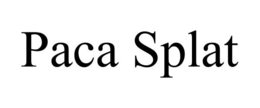 PACA SPLAT trademark