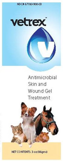 VETREX V ANTIMICROBIAL SKIN AND WOUND GEL TREATMENT trademark