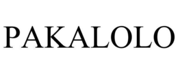 PAKALOLO trademark