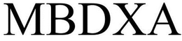 MBDXA trademark