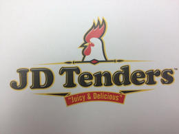 JD TENDERS "JUICY & DELICIOUS" trademark