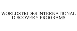 WORLDSTRIDES INTERNATIONAL DISCOVERY PROGRAMS trademark
