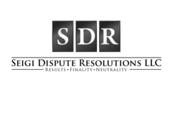 SDR SEIGI DISPUTE RESOLUTIONS LLC RESULTS · FINALITY · NEUTRALITY trademark