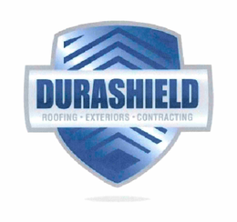 DURASHIELD ROOFING · EXTERIORS · CONTRACTING trademark