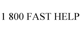 1 800 FAST HELP trademark