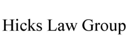 HICKS LAW GROUP trademark