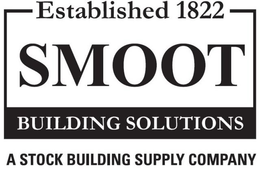 ESTABLISHED 1822 SMOOT BUILDING SOLUTIONS A STOCK BUILDING SUPPLY COMPANY trademark
