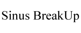 SINUS BREAKUP trademark