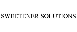 SWEETENER SOLUTIONS trademark