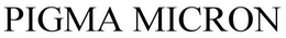 PIGMA MICRON trademark