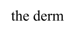 THE DERM trademark
