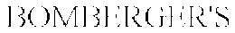 BOMBERGER'S trademark