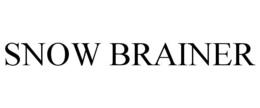 SNOW BRAINER trademark