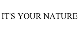 IT'S YOUR NATURE trademark