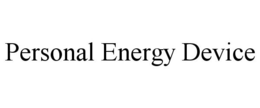 PERSONAL ENERGY DEVICE trademark