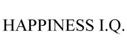 HAPPINESS I.Q. trademark