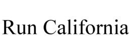 RUN CALIFORNIA trademark