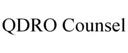 QDRO COUNSEL trademark