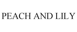PEACH AND LILY trademark