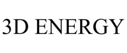 3D ENERGY trademark