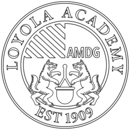 LOYOLA ACADEMY EST 1909 AMDG trademark