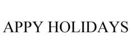 APPY HOLIDAYS trademark