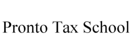 PRONTO TAX SCHOOL trademark