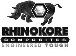 RHINOKORE COMPOSITES ENGINEERED TOUGH trademark