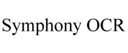 SYMPHONY OCR trademark