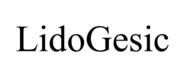 LIDOGESIC trademark