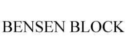 BENSEN BLOCK trademark