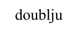 DOUBLJU trademark